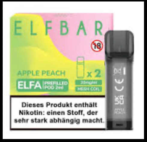 Apple Peach Prefilled Pods