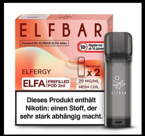 Elfstorm Energy Drink Prefilled Pods
