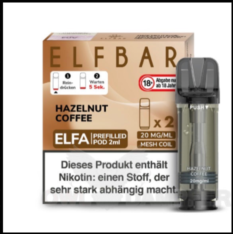 Hazelnut Coffee Prefilled Pods