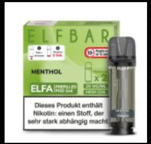 Menthol Prefilled Pods